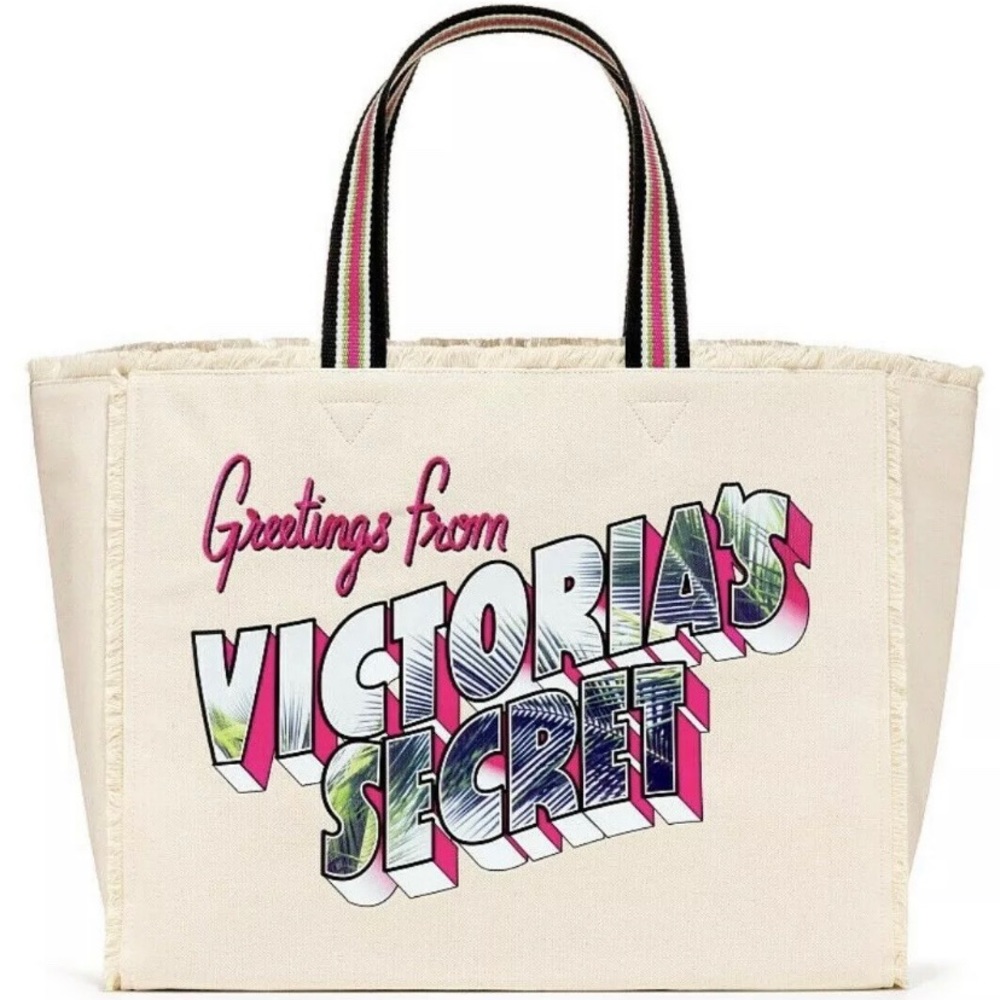 Victoria’s Secret Beach Tote with Passport Cover
